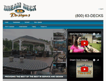 Tablet Screenshot of dreamdecks.com